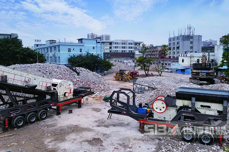 杭州移動(dòng)式建筑垃圾粉碎機(jī)現(xiàn)場(chǎng)