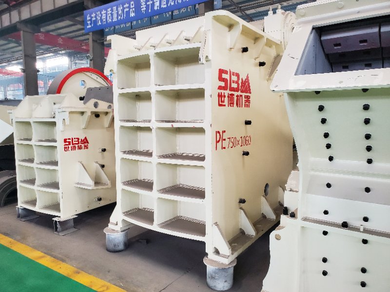 750顎破碎石機，PE750×1060型號